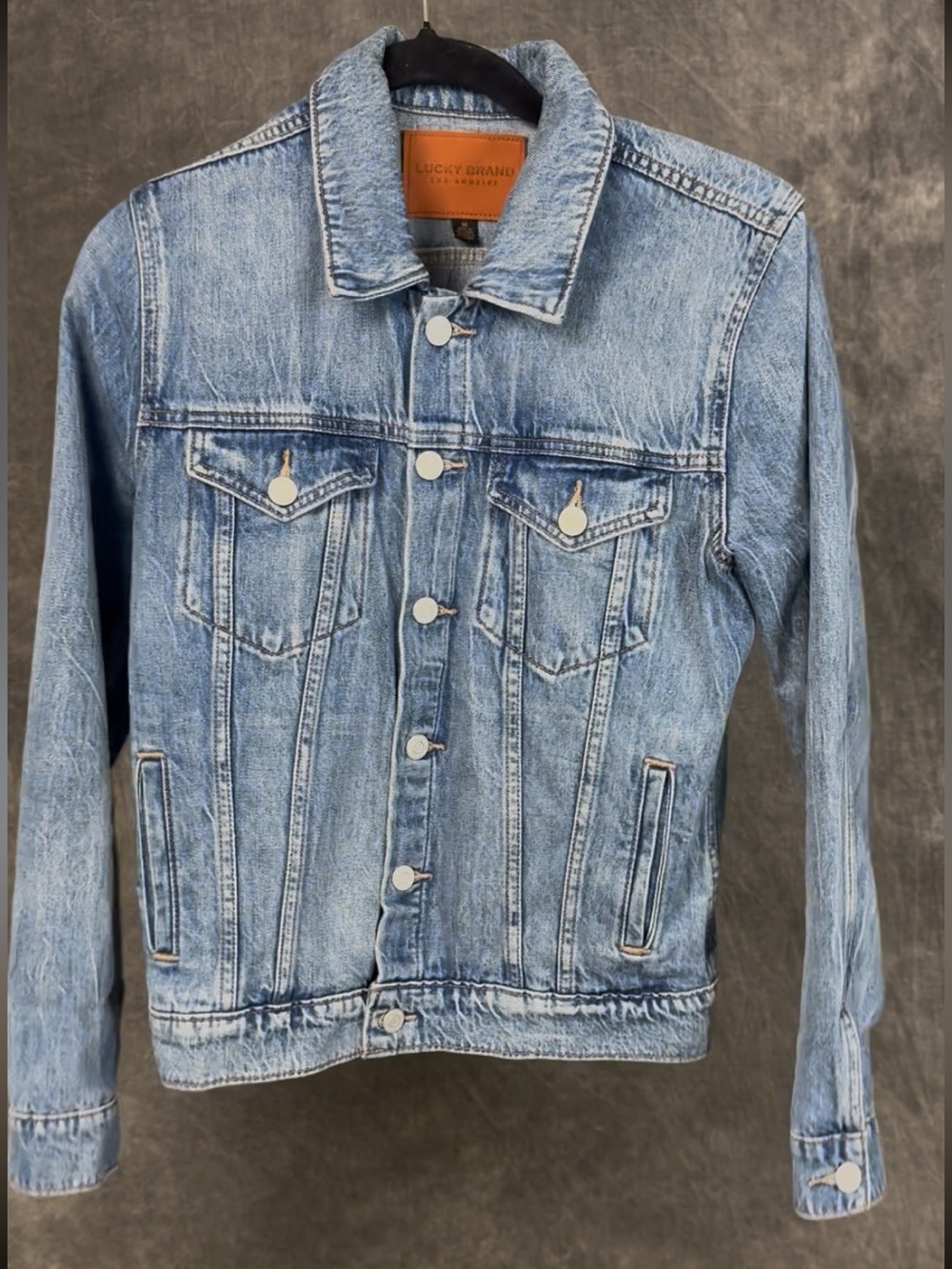 Lucky Brand Light Wash Denim Jacket Size M - Picture 4 of 7